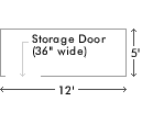 12X 5 Storage Unit